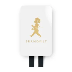 Solstickan brandfilt 120x120 cm 2023, Vit-guld^Solstickan Design Best