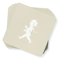 Glasunderlägg-Solstickan Design Solstickan glasunderlägg 10x10 cm 4-pack, Sand