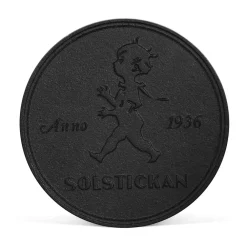 Solstickan grytunderlägg Ø19 cm, Svart^Solstickan Design Online