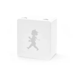 Förvaringsburkar-Solstickan Design Solstickan telåda med fack 13,6x15,6 cm, Vit