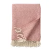Sorbet ullpläd 130x200 cm, Powder pink^Klippan Yllefabrik Best