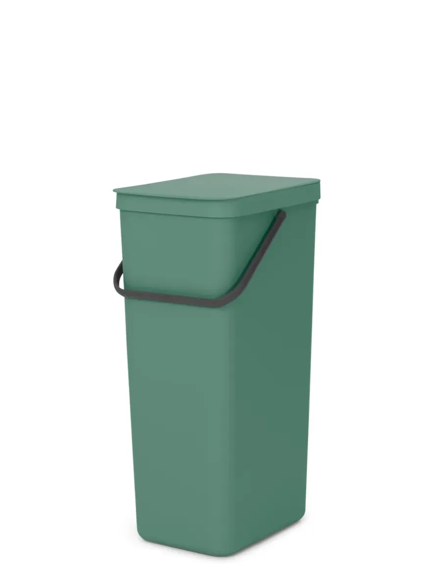 Sort & Go avfallshink 40 L, Fir green^Brabantia Outlet