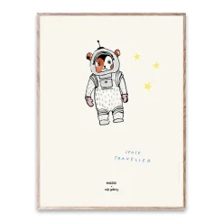Space Traveller poster, 30x40 cm^Paper Collective Hot