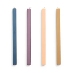 Square Candle ljus mix 4-pack, Dark^HAY Outlet