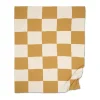 Square pläd 130x170 cm, Gul^Classic Collection New