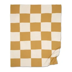 Square pläd 130x170 cm, Gul^Classic Collection New