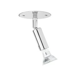 Star 1 vägglampa/taklampa, förnicklad mässing, fast montage^Örsjö Belysning Online