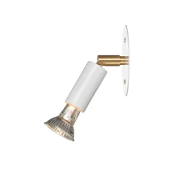 Star 1 vägglampa/taklampa, vit, fast montage^Örsjö Belysning Clearance