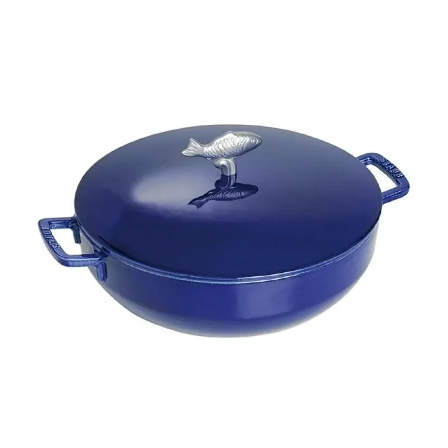bouillabaisse gjutjärnsgryta, blå^STAUB Clearance