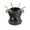 fondueset 1,65 l, svart^STAUB New