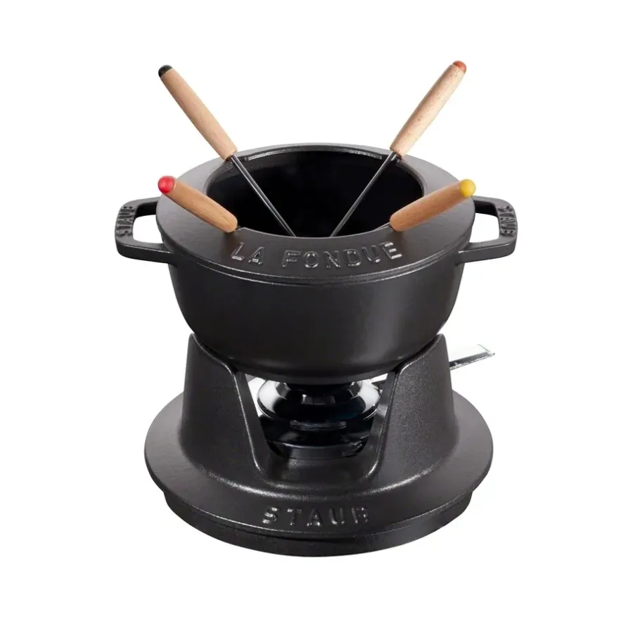 Övriga Kokkärl-STAUB fondueset 1,1 l, svart