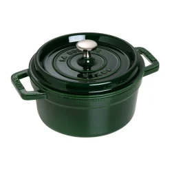 La Cocotte rund gryta gjutjärn 2,6 L, Basilikagrön^STAUB Online