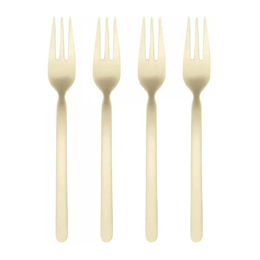 Dessertbestick-Blomus STELLA dessertgaffel champagne 4-pack, 15,5 cm