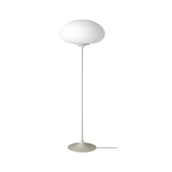 Golvlampor-GUBI Stemlite golvlampa, pebble grey, h.110 cm