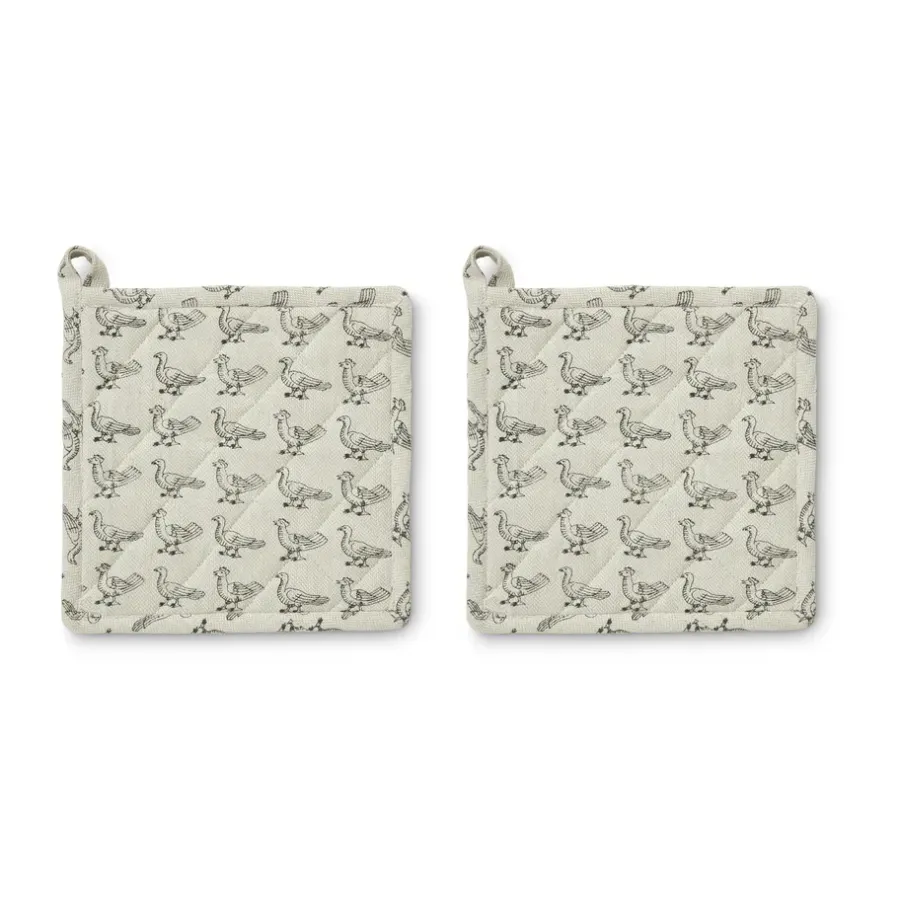 Grytlappar & Grytvantar|Grytlappar & Grytvantar-Boel & Jan Stina grytlapp 20x20 cm 2-pack, Beige