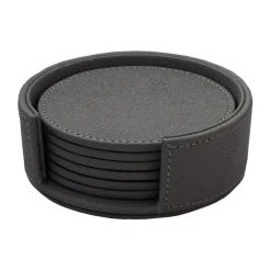 Glasunderlägg-Mojoo Sting glasunderlägg Ø12 cm 6-pack, Black