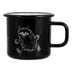 Stinky emaljmugg 37 cl, Svart^Muurla
