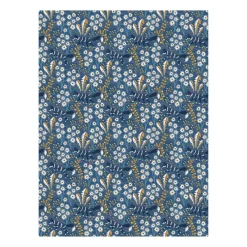 Tyger & Metervaror|Vaxdukar-Arvidssons Textil Stjärnspeja vaxduk, Blå