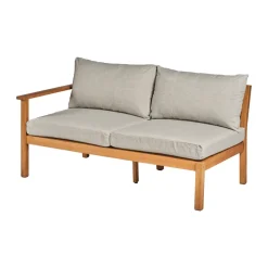 Loungemöbler·Loungesoffor|Loungesoffor-1898 Stockaryd soffmodul 2-sits höger, Teak