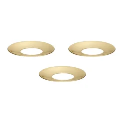 Nagel ljusmanschett 3-pack, Solid mässing^STOFF Outlet