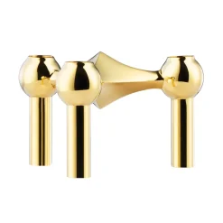 Ljusstakar-STOFF Nagel ljusstake, mässing