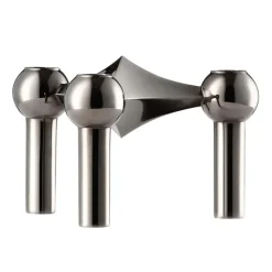 Nagel ljusstake, Svart krom^STOFF Outlet