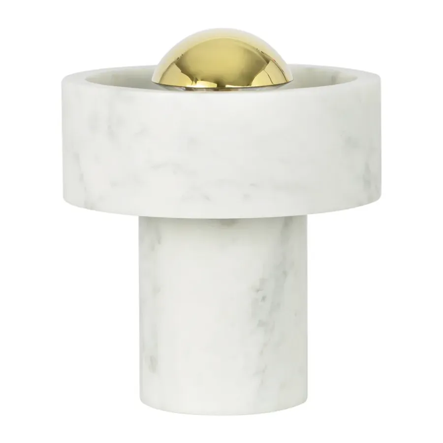 Stone Portable LED bordslampa 28 cm, Marble-gold^Tom Dixon Discount