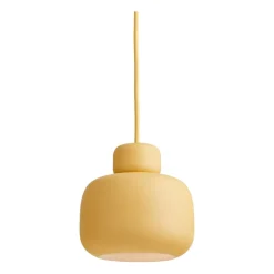 Fönsterlampor|Taklampor & Pendlar-Woud Stone taklampa small, Senapsgul