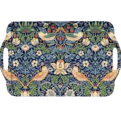 Strawberry Thief bricka med handtag, Blå^Pimpernel New