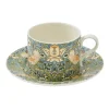 Tekoppar-Spode Strawberry Thief tekopp med fat 28 cl, Multi
