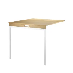 Matbord-String fällbord, Ek-vita metallben