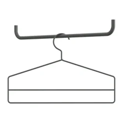 Klädställningar & Galgar|Klädställningar & Galgar-String galge 4-pack, Mörkgrå