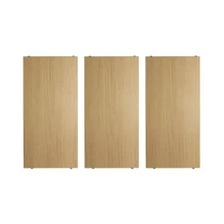 Stringhylla|Hyllor & Hyllsystem-String hyllplan, ek, 58x30 cm, 3-pack