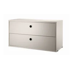 lådhurts, beige, 78x30 cm^String New