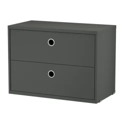 Byråer & Hurtsar|Byråer & Hurtsar-String lådhurts, Mörkgrå, 58x30 cm