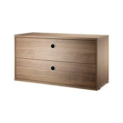 lådhurts, valnöt, 78x30 cm^String