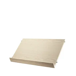 tidskriftshylla trä, askfanér, 58x30 cm^String Online