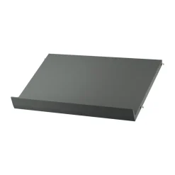 Tidningsförvaring-String tidskriftshylla trä, Mörkgrå, 58x30 cm