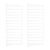 väggavel, Vit, 75x30 cm, 2-pack^String Best