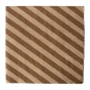 Servetter-DBKD Stripe pappersservett 33x33 cm 20-pack, Nougat
