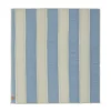 Striped quiltad filt 130x140 cm, Blue-clay^OYOY Discount