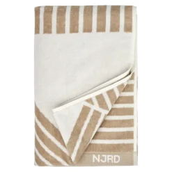 Handdukar|Badlakan-NJRD Stripes badhandduk 70x140 cm, Beige