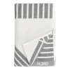 Stripes badhandduk 70x140 cm, Grå^NJRD Discount