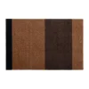 Dörrmattor-Tica copenhagen Stripes dörrmatta horisontell, Cognac-dark brown-black, 60x90 cm