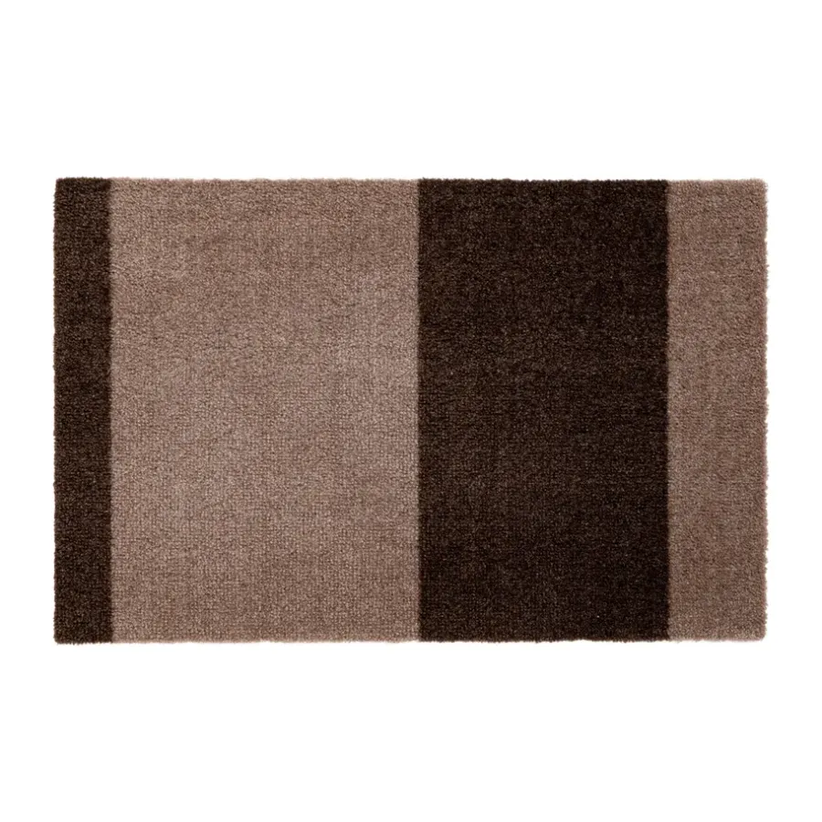 Dörrmattor-Tica copenhagen Stripes dörrmatta horisontell, Sand-brown, 40x60 cm