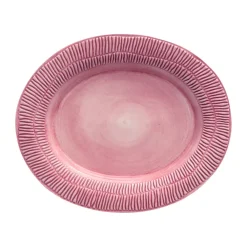 Serveringsfat & Uppläggningsfat-Mateus Stripes fat 30x35 cm, Rosa