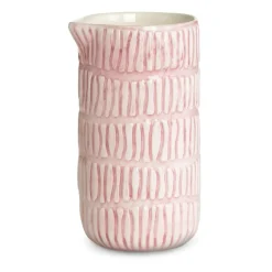 Mjölkkannor-Mateus Stripes kanna 30 cl, Ljusrosa