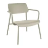 Loungemöbler·Loungefåtöljer & Utefåtöljer|Loungefåtöljer & Utefåtöljer-Fermob Studie loungestol, Clay grey