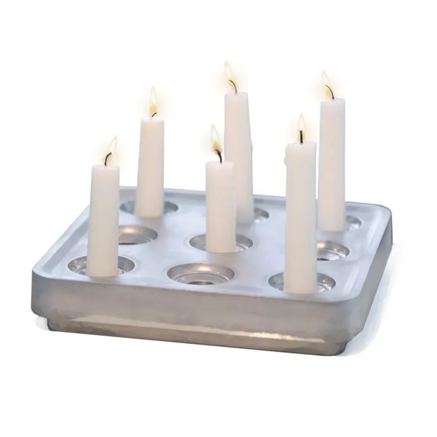 Ljusstakar-Born In Sweden Stumpastaken aluminium, liten