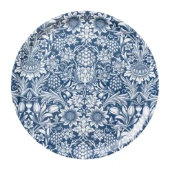 Sunflower bricka Ø38 cm, Dark denim^Klippan Yllefabrik Sale